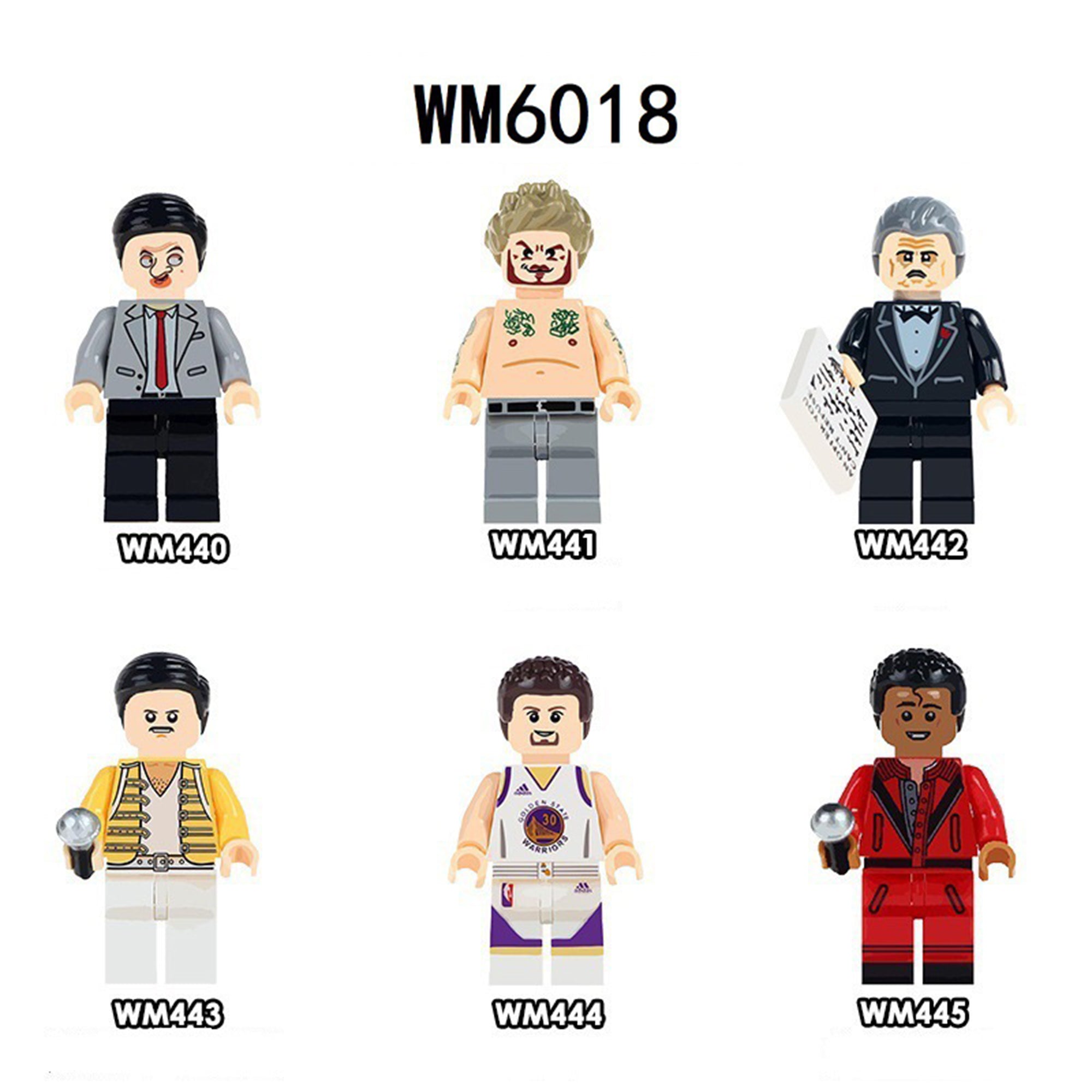 Zestaw figurek Minifigures - Zestaw x6