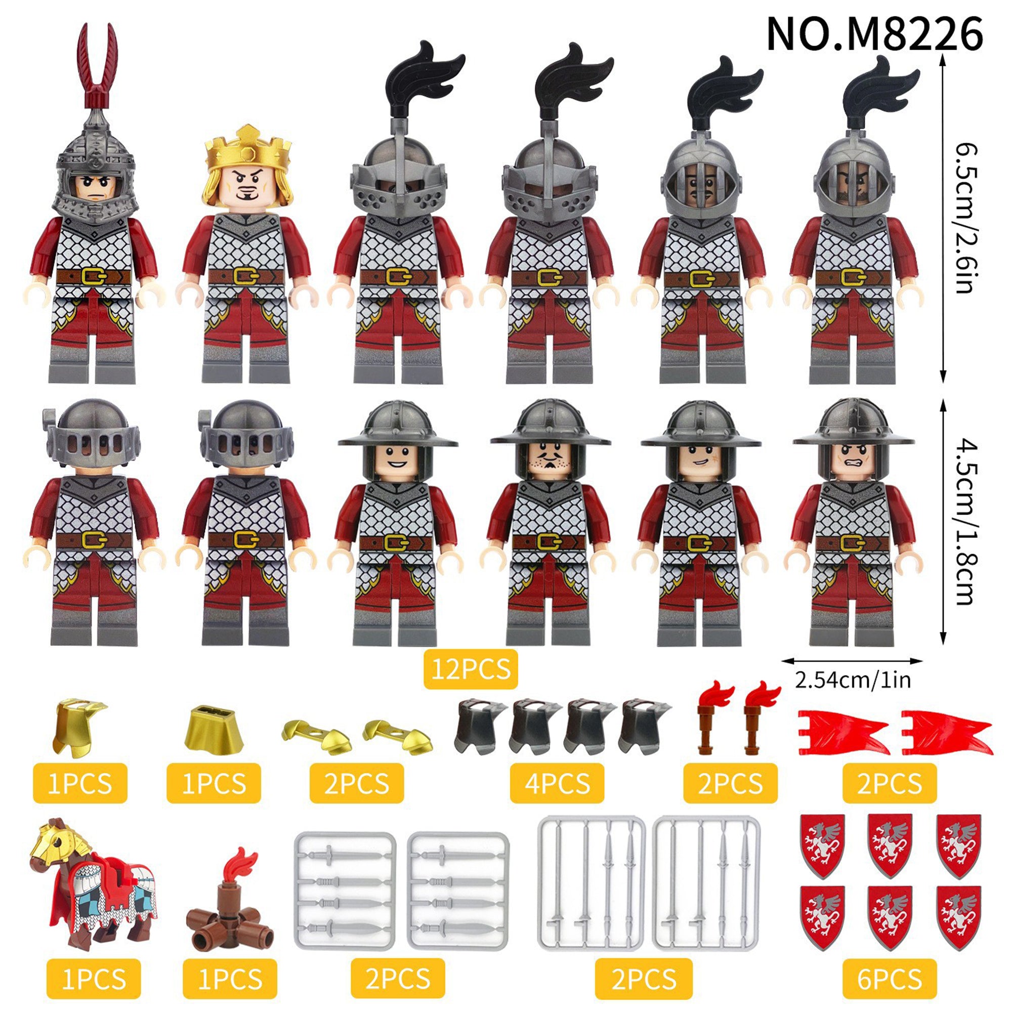 Zestaw figurek Medieval - Zestaw