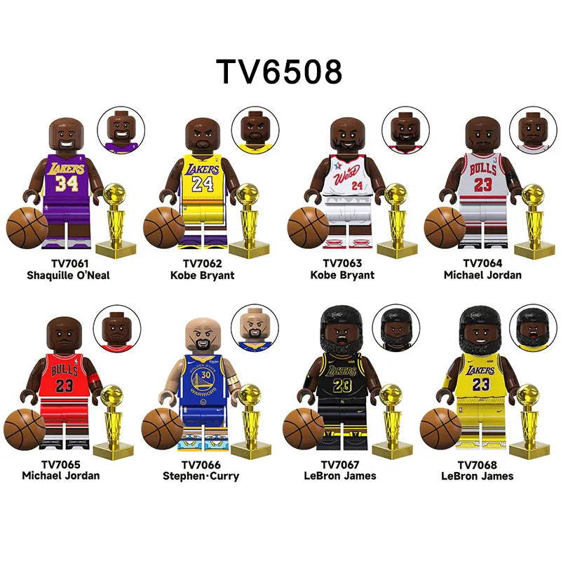 Zestaw figurek NBA - Zestaw x8