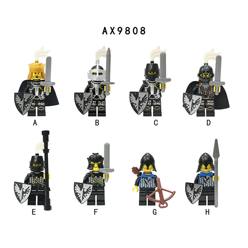 Zestaw figurek Medieval - Zestaw x8