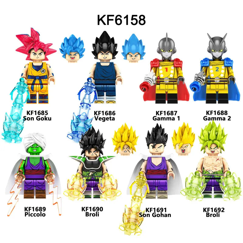 Zestaw figurek Dragon Ball - Zestaw x8