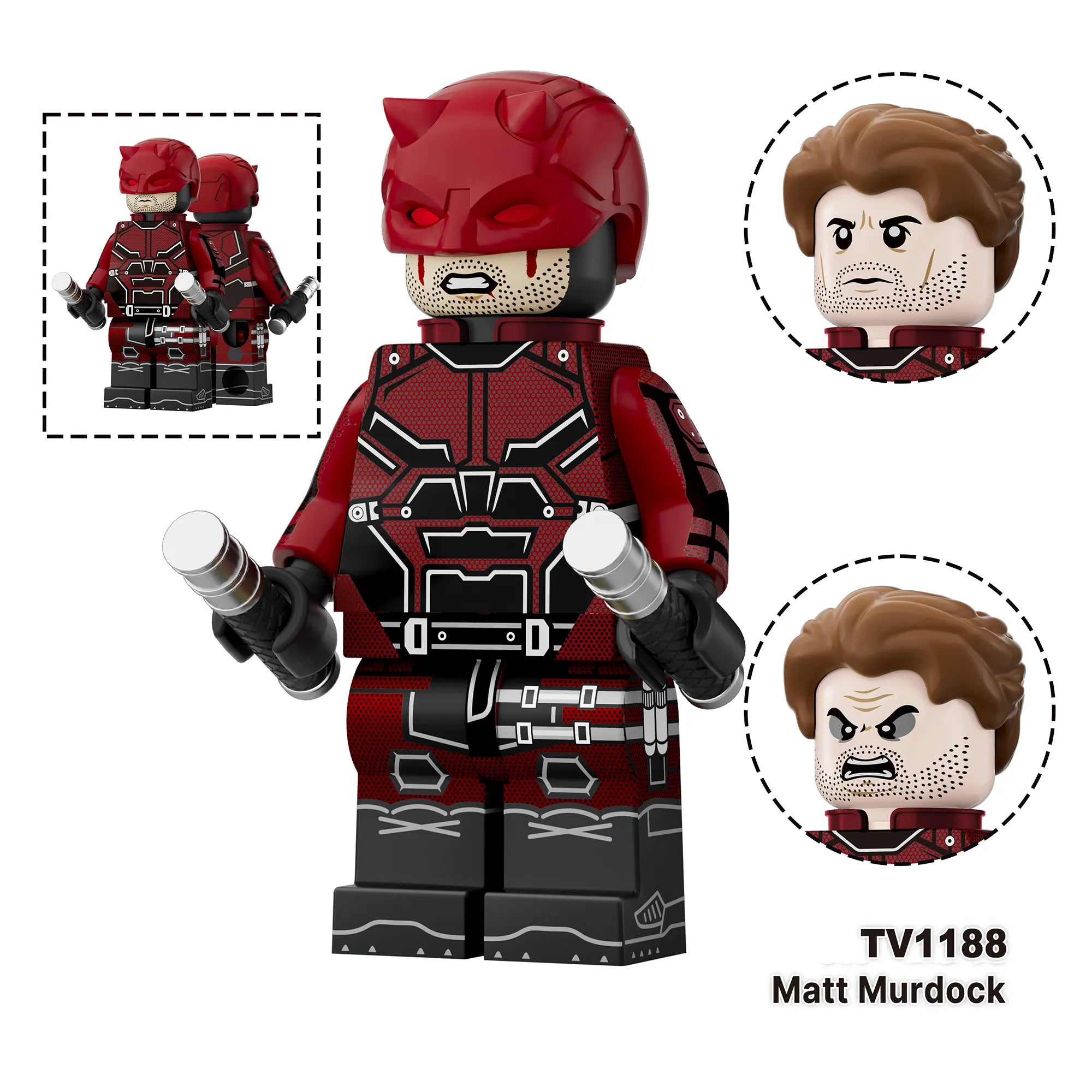 Zestaw figurek Super Hero - TV-1188