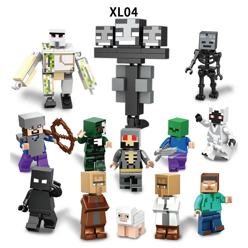 Zestaw figurek Minecraft - Zestaw