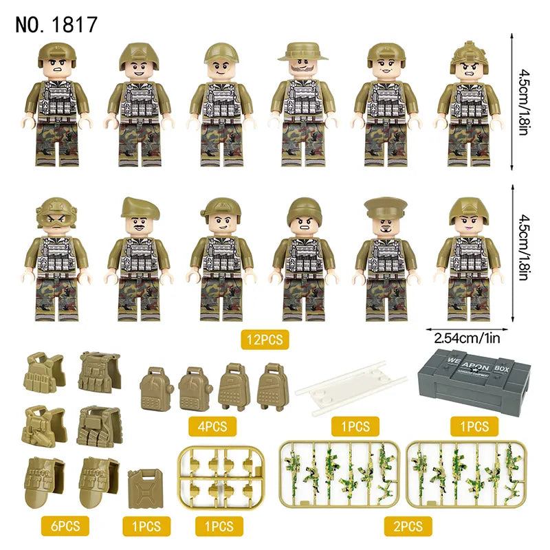 Zestaw figurek Military - Zestaw