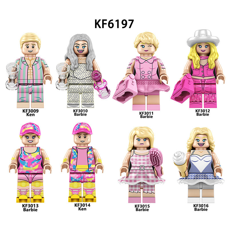 Zestaw figurek Barbie Doll - Zestaw x8