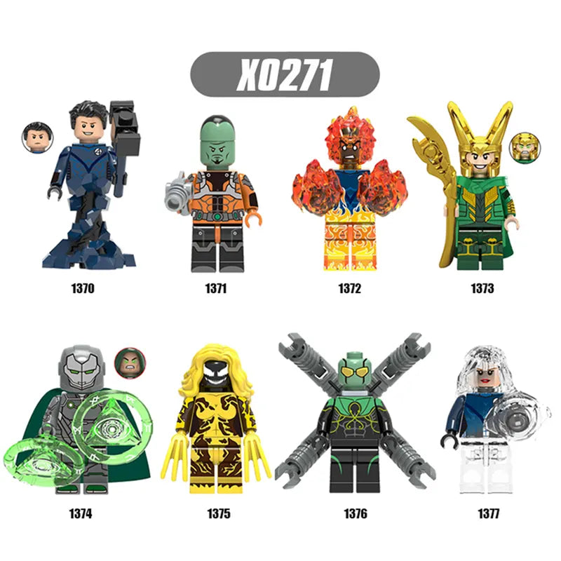 Zestaw figurek Super Hero - Zestaw x8