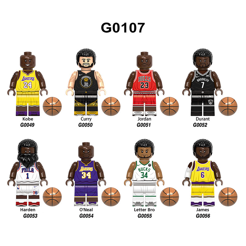 Zestaw figurek NBA - Zestaw x8