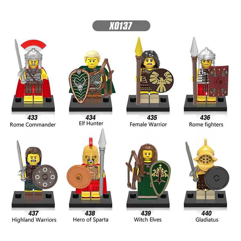 Zestaw figurek Medieval - Zestaw x8