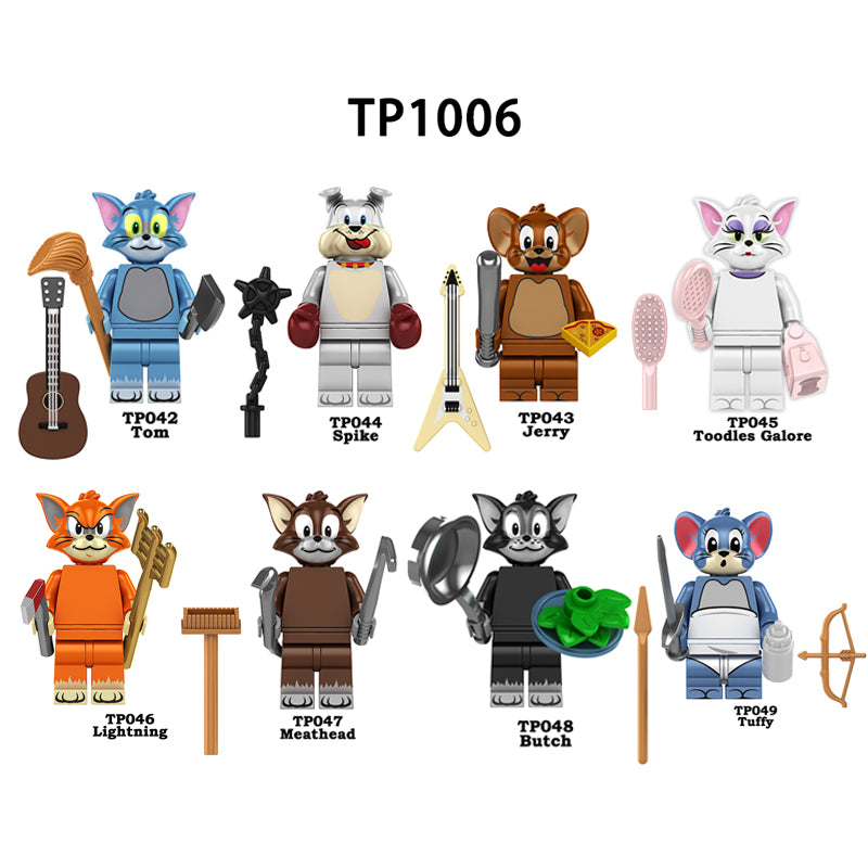 Zestaw figurek Tom and Jerry - Zestaw x8