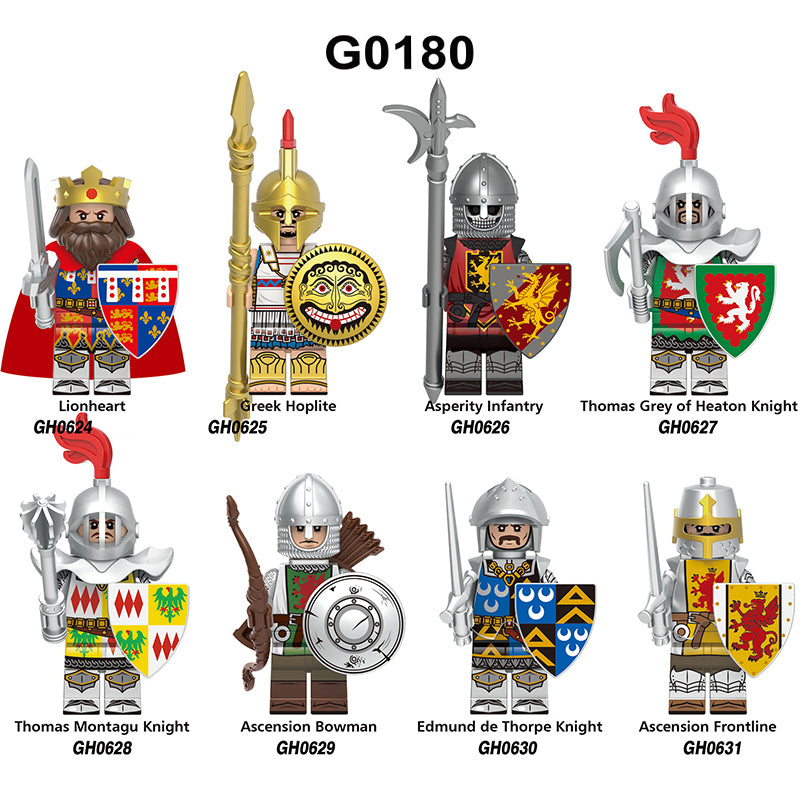 Zestaw figurek Medieval - Zestaw x8