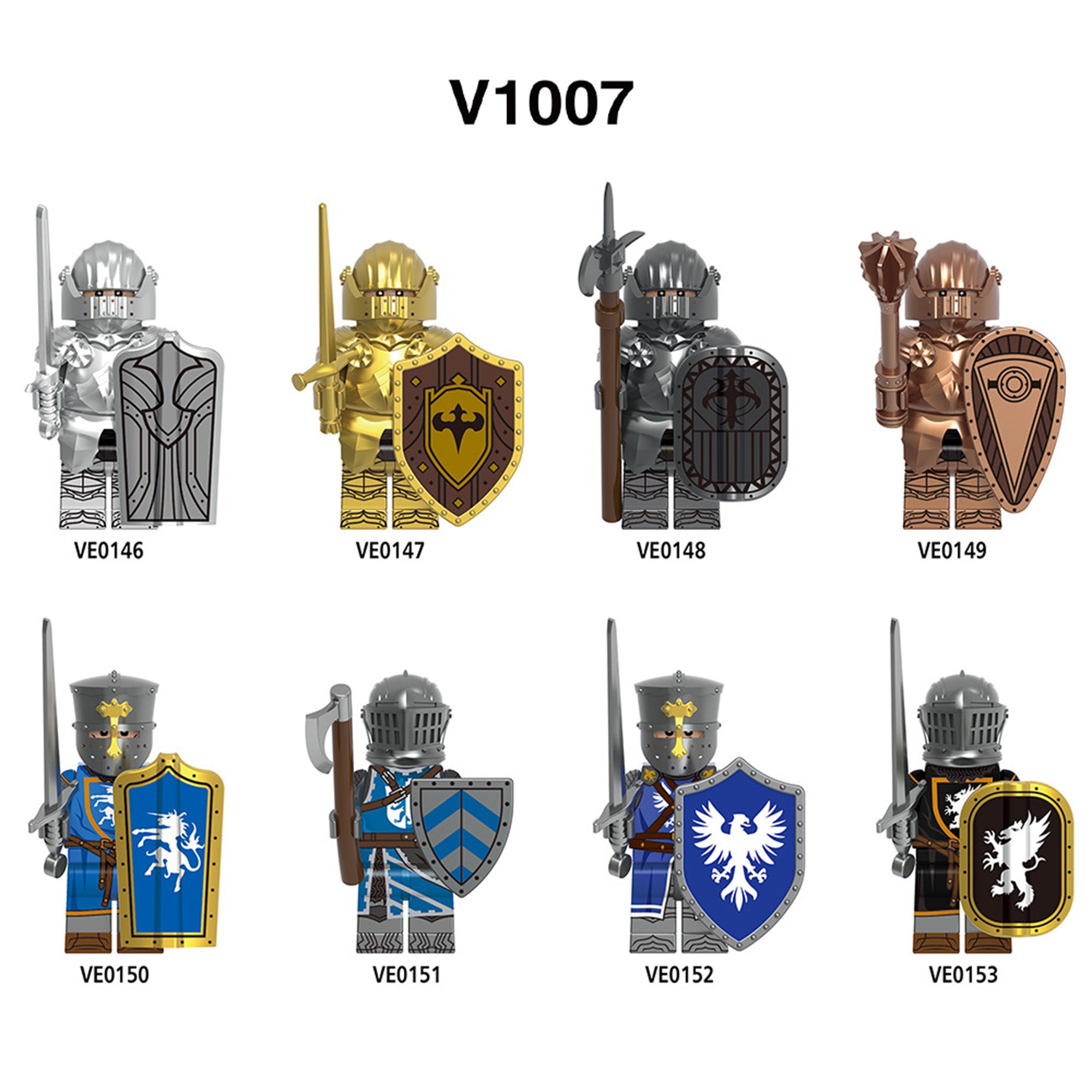 Zestaw figurek Medieval - Zestaw x8