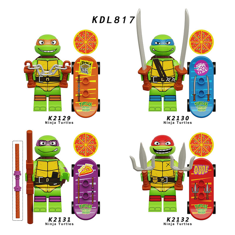 Zestaw figurek TMNT - Zestaw x4