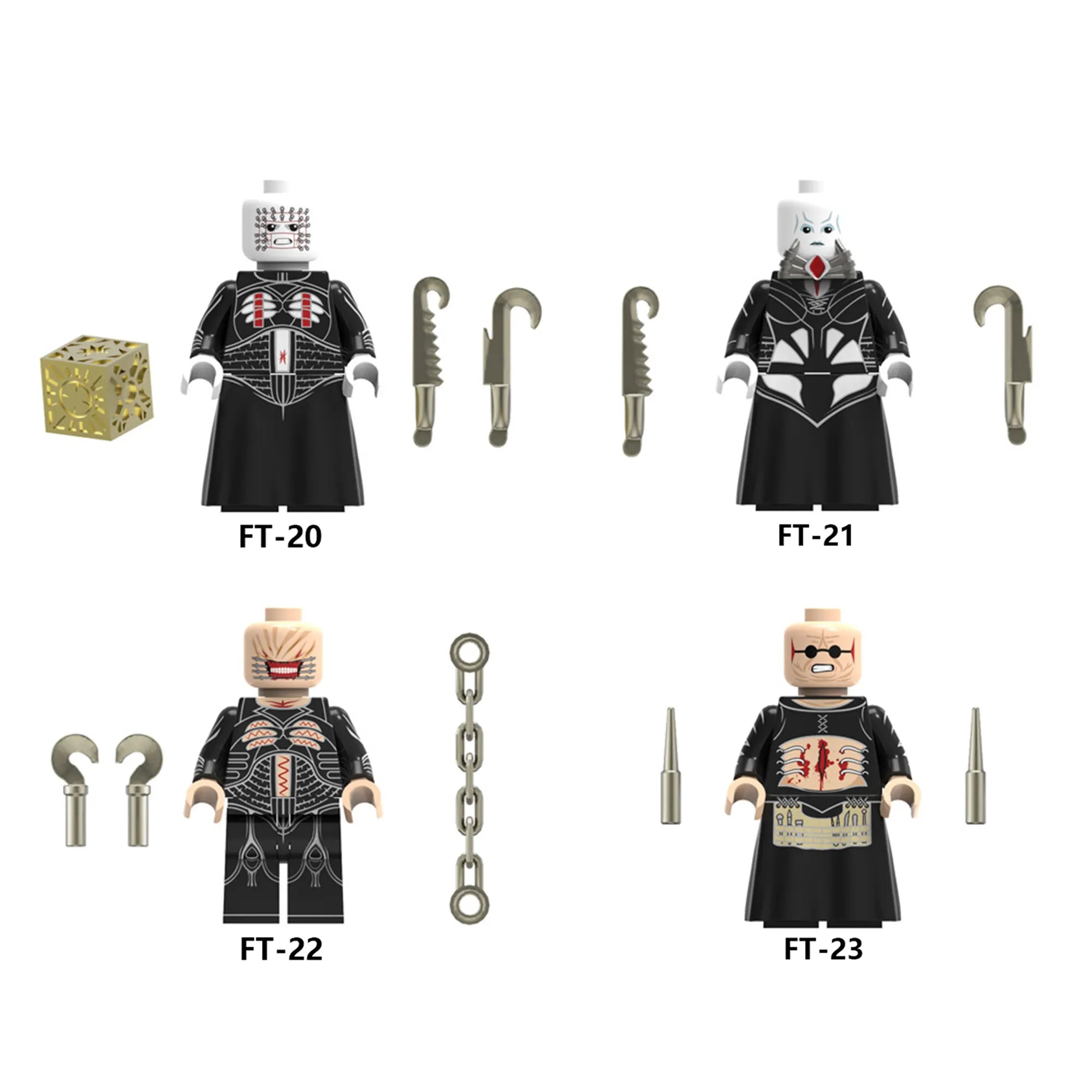 Zestaw figurek Halloween - Zestaw x4