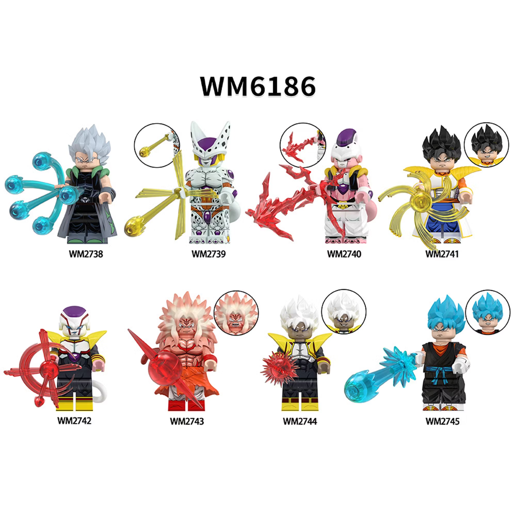 Zestaw figurek dragon ball