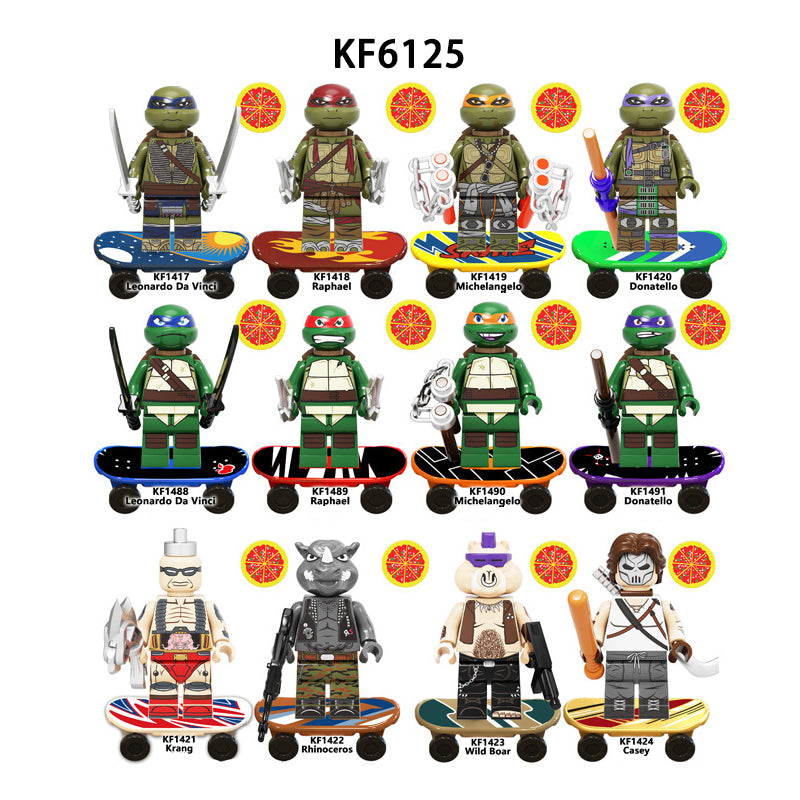 Zestaw figurek TMNT - Zestaw x12
