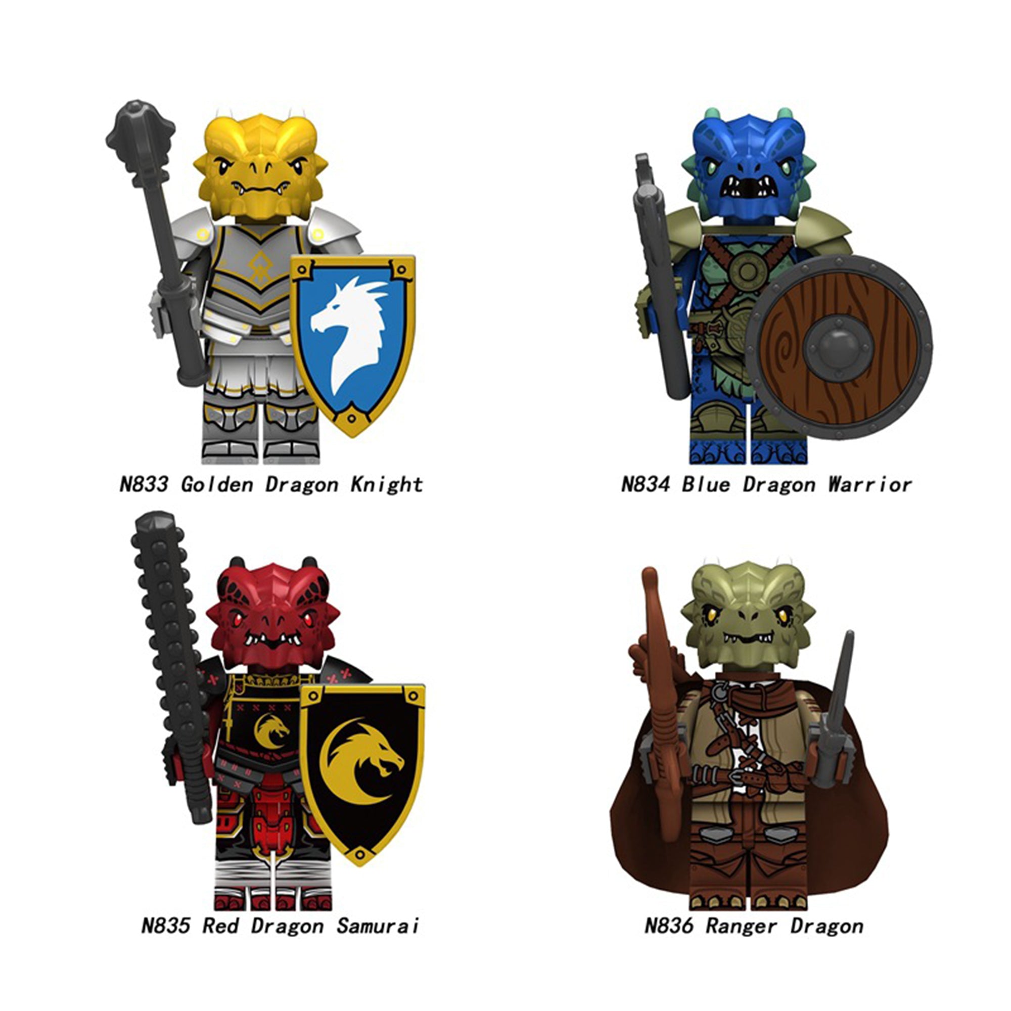 Zestaw figurek Dungeons & Dragons - Zestaw x4