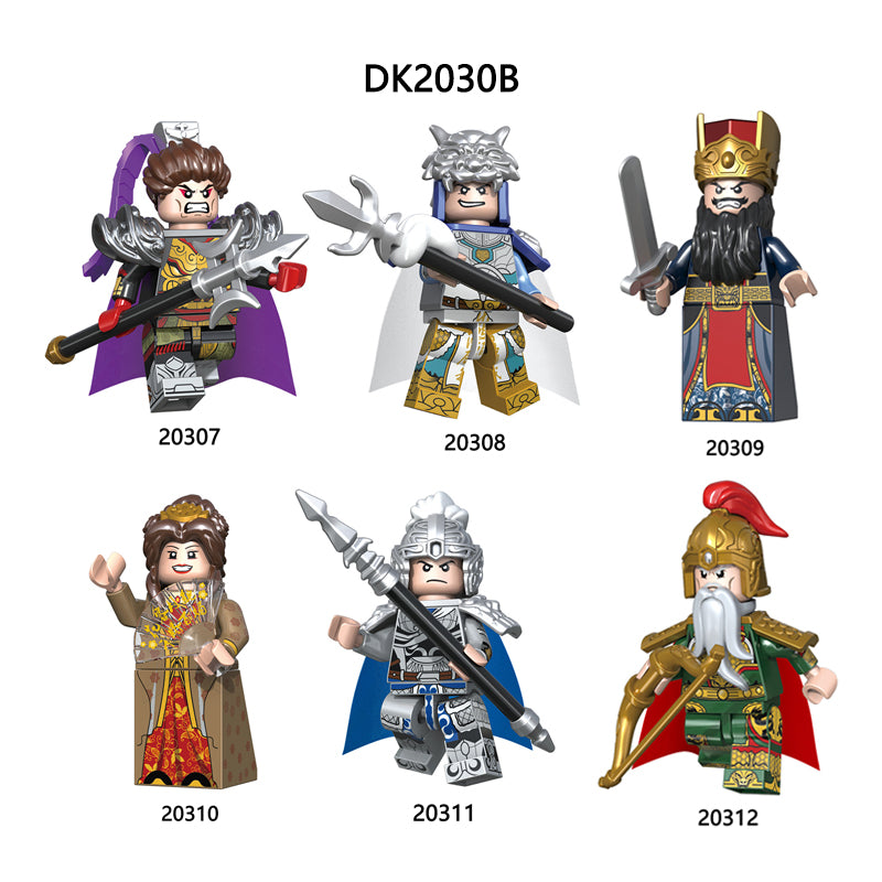 Zestaw figurek Three Kingdoms - Zestaw x6