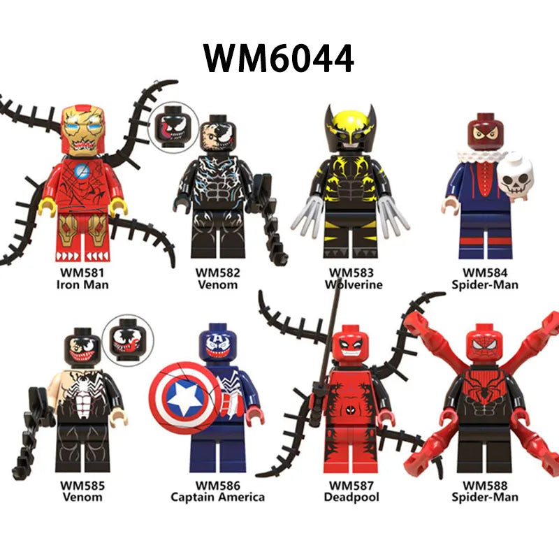 Zestaw figurek Super Hero - Zestaw x8