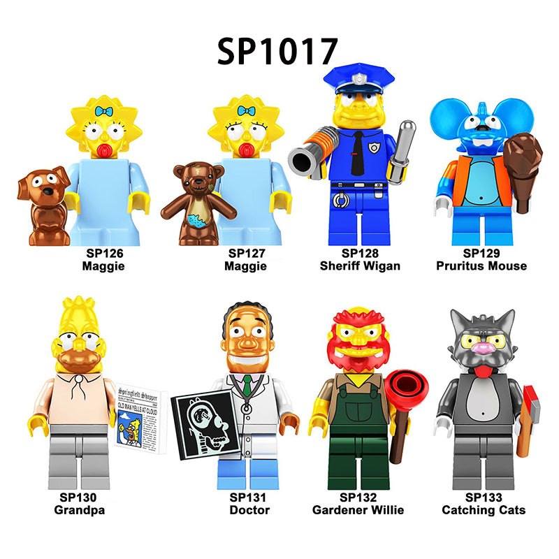 Zestaw figurek Simpsons - Zestaw x8