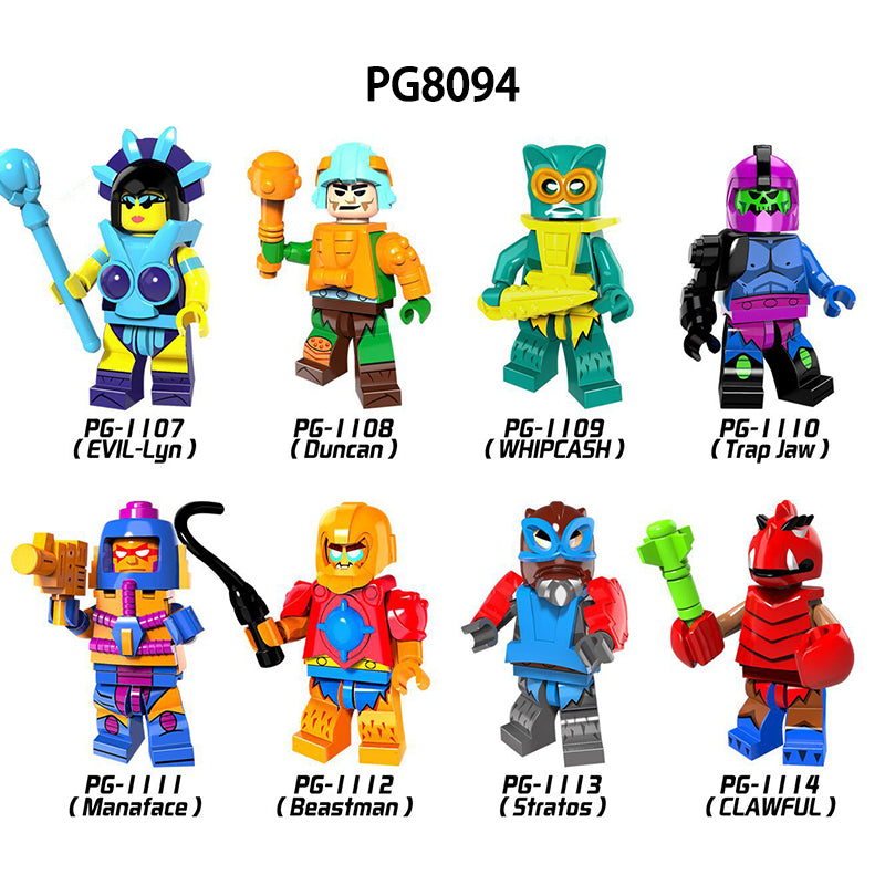 Zestaw figurek He-Man - Zestaw x8
