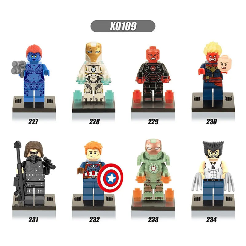Zestaw figurek Super Hero - Zestaw x8
