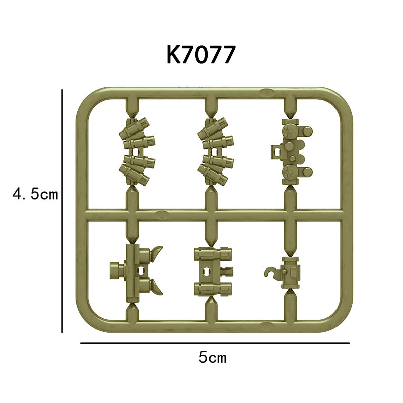Elementy i akcesoria – Weapon - K7077 olive green