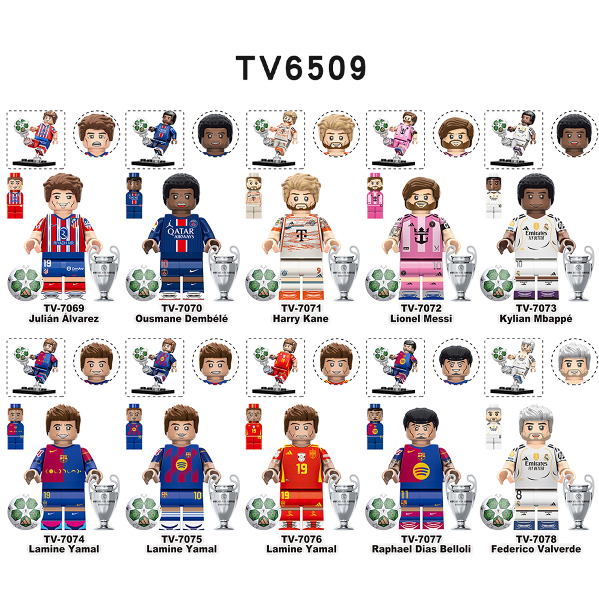Zestaw figurek World Cup - Zestaw x10