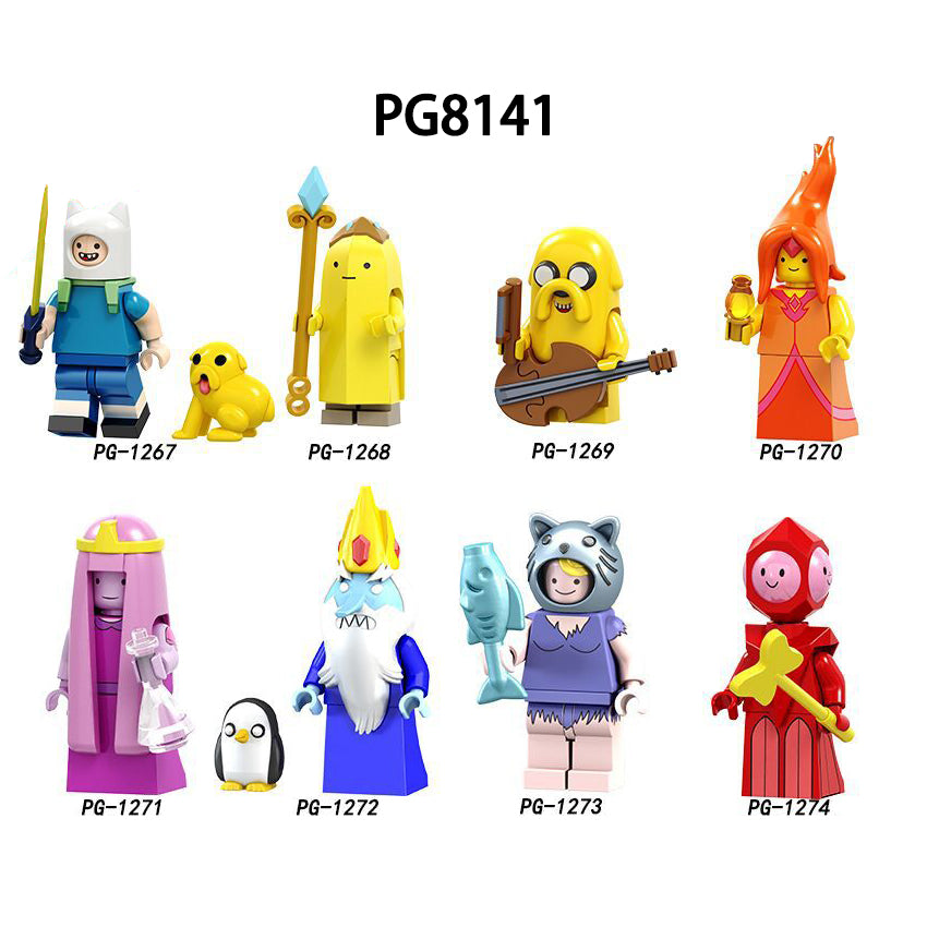 Zestaw figurek Adventure Time - Zestaw x8