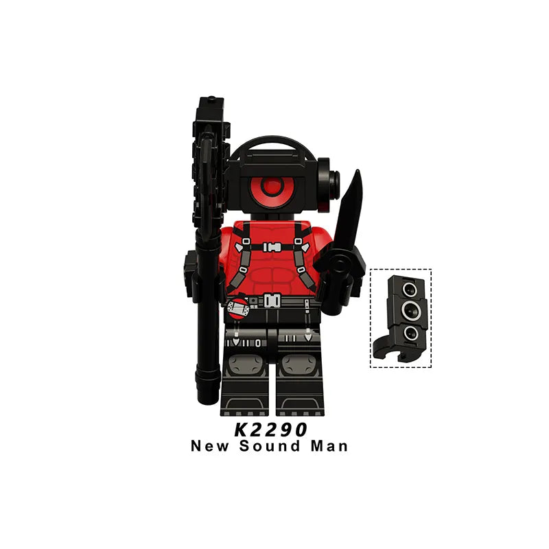 Zestaw figurek Skibidi Toilet - K-2290