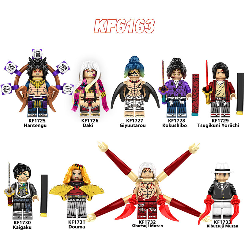 Zestaw figurek Demon Slayer - Zestaw x9