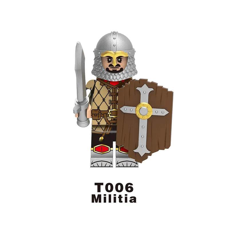 Zestaw figurek Medieval - T-006