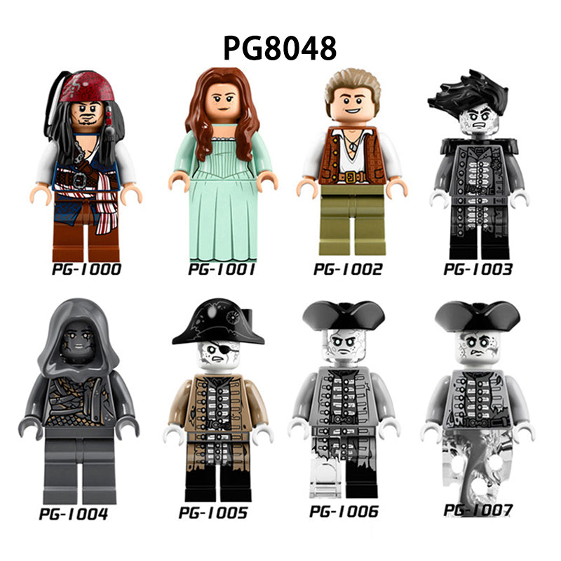 Zestaw figurek Pirates of the Caribbean - Zestaw x8