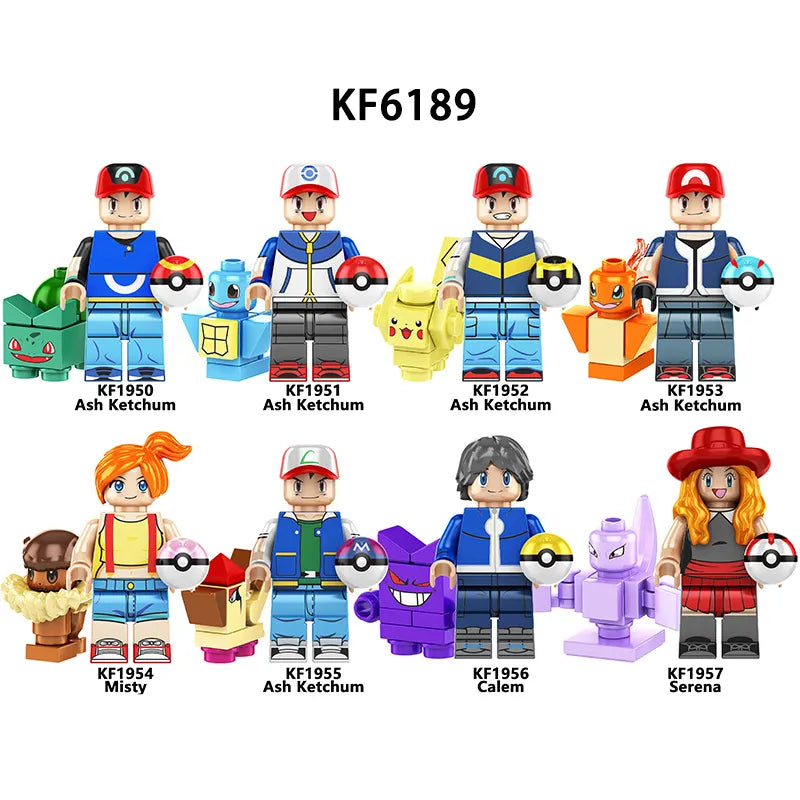 Zestaw figurek Pokemon - Zestaw x8