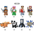 Zestaw figurek Minecraft - Zestaw x8