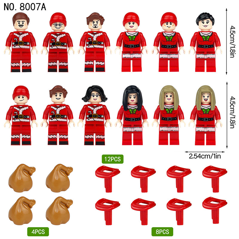 Zestaw figurek Christmas - Zestaw