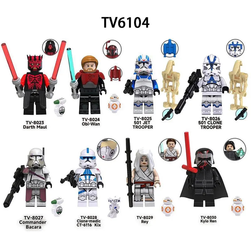 Zestaw figurek Star War - Zestaw x8