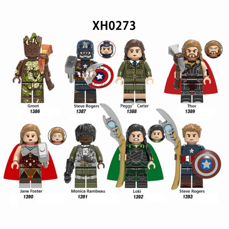 Zestaw figurek Super Hero - Zestaw x8