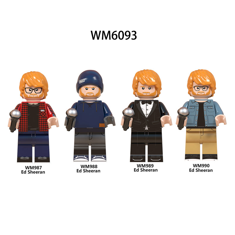 Zestaw figurek Ed Sheeran - Zestaw x4