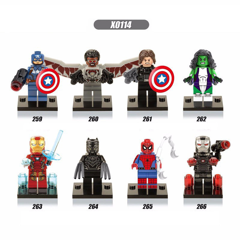 Zestaw figurek Super Hero - Zestaw x8
