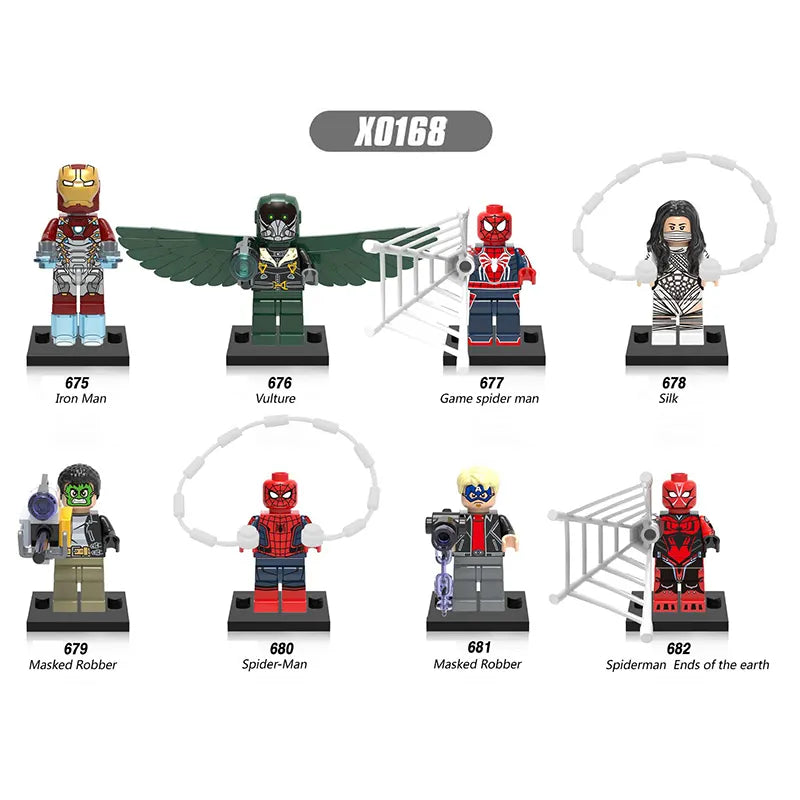 Zestaw figurek Super Hero - Zestaw x8