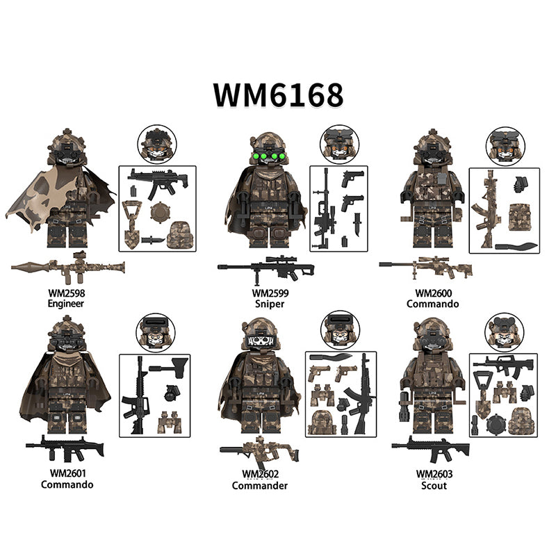 Zestaw figurek Military - Zestaw x6