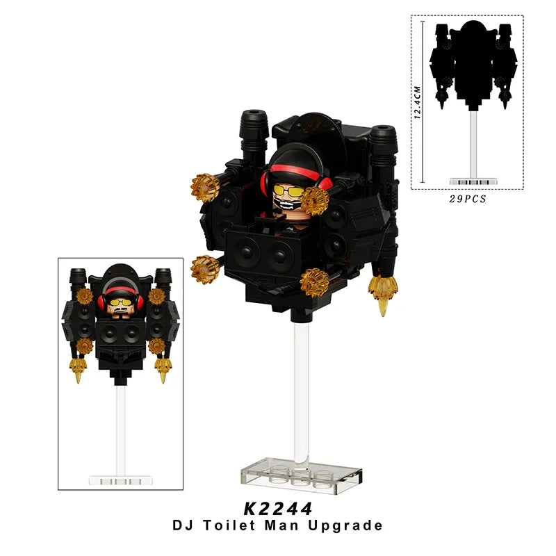 Zestaw figurek Skibidi Toilet - K-2244