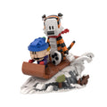 Zestaw klocków Calvin and Hobbes Sled - MOC A1662