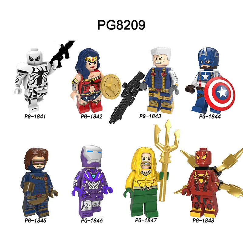 Zestaw figurek Super Hero - Zestaw x8
