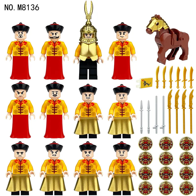 Zestaw figurek Chinese Medieval - Zestaw