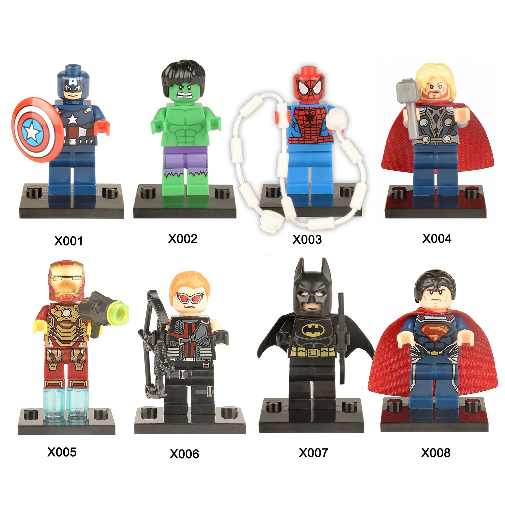 Zestaw figurek Super Hero - Zestaw x8