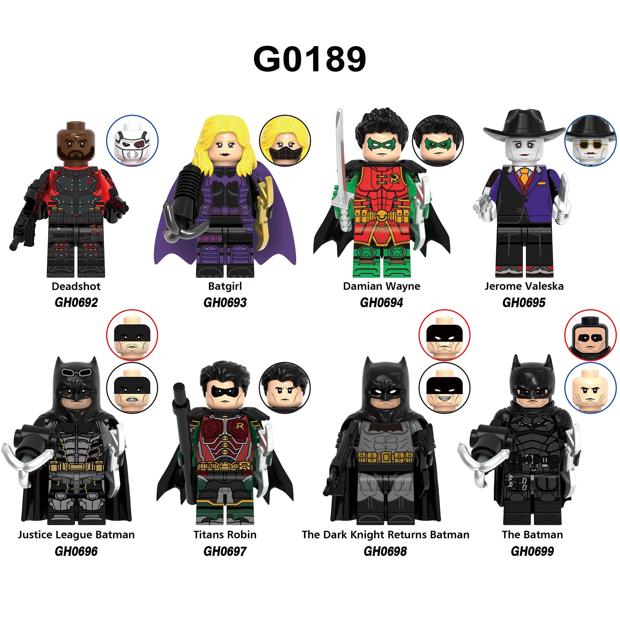Zestaw figurek Super Hero - Zestaw x8