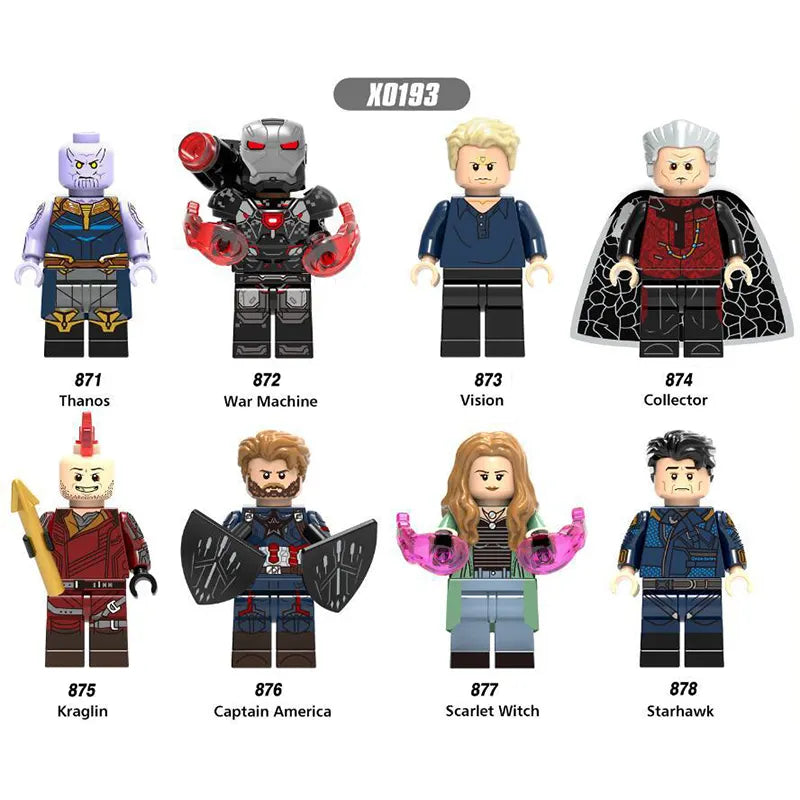 Zestaw figurek Super Hero - Zestaw x8