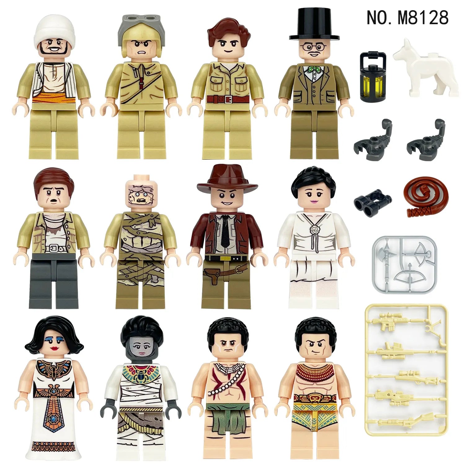 Zestaw figurek Indiana Jones - Zestaw