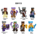 Zestaw figurek Minecraft - Zestaw x8